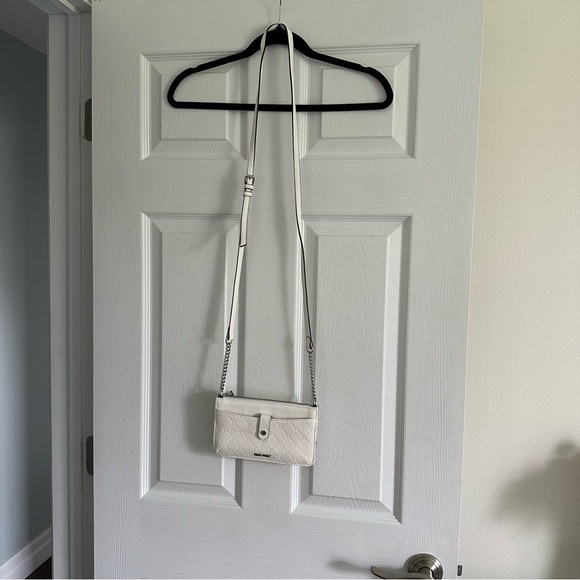 Nine West White Crossbody Wallet Handbag Clutch - Picture 1 of 3